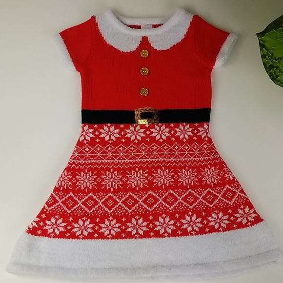 Holiday Time Other - Holiday Time Kids Christmas Sweater Dress XS (4-5)